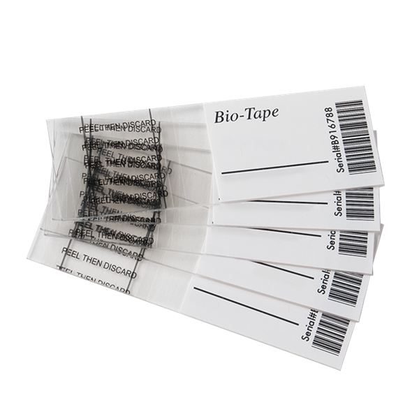 Bio-Tape adhesive slides for surface mould sampling